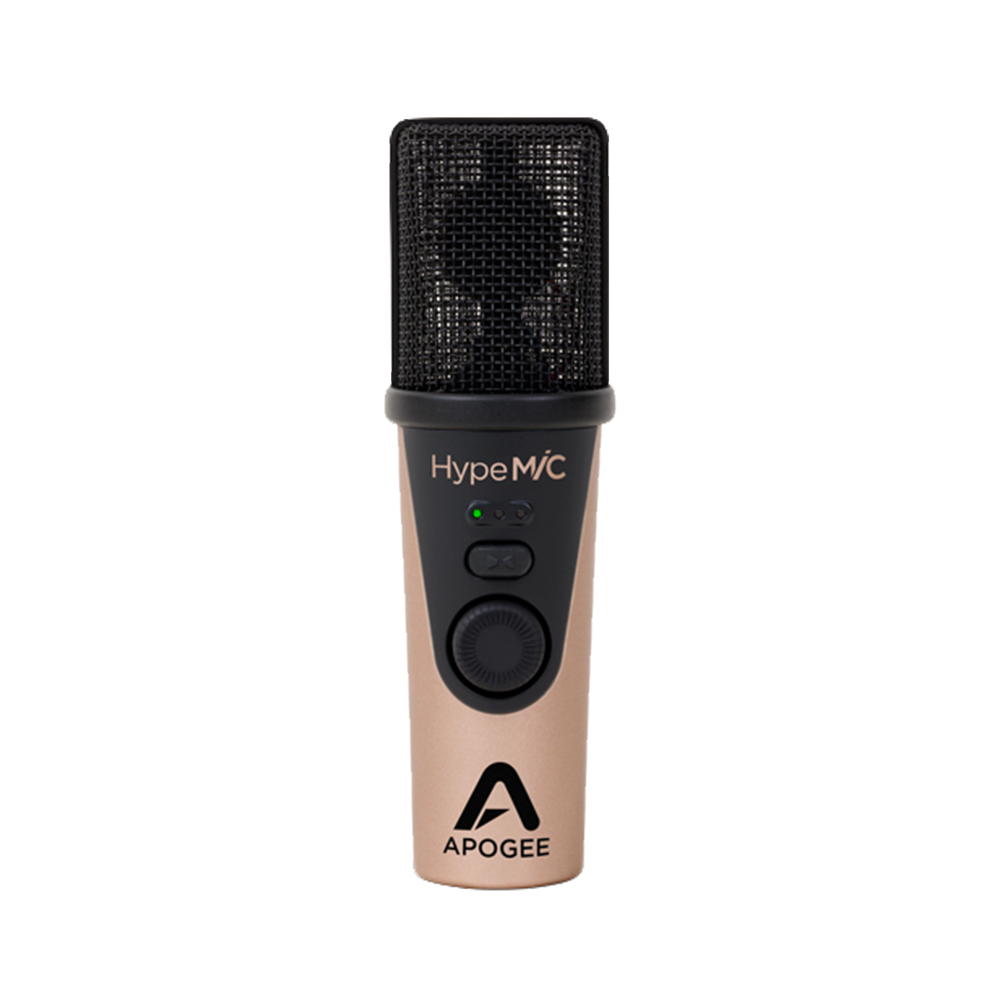 APOGEE HYPE MIC USB Mikrofon (Analog Compressor, iOS, Mac & Windows) (Dahili Taşıma Çantası, Tripod & Stand Adaptörü)